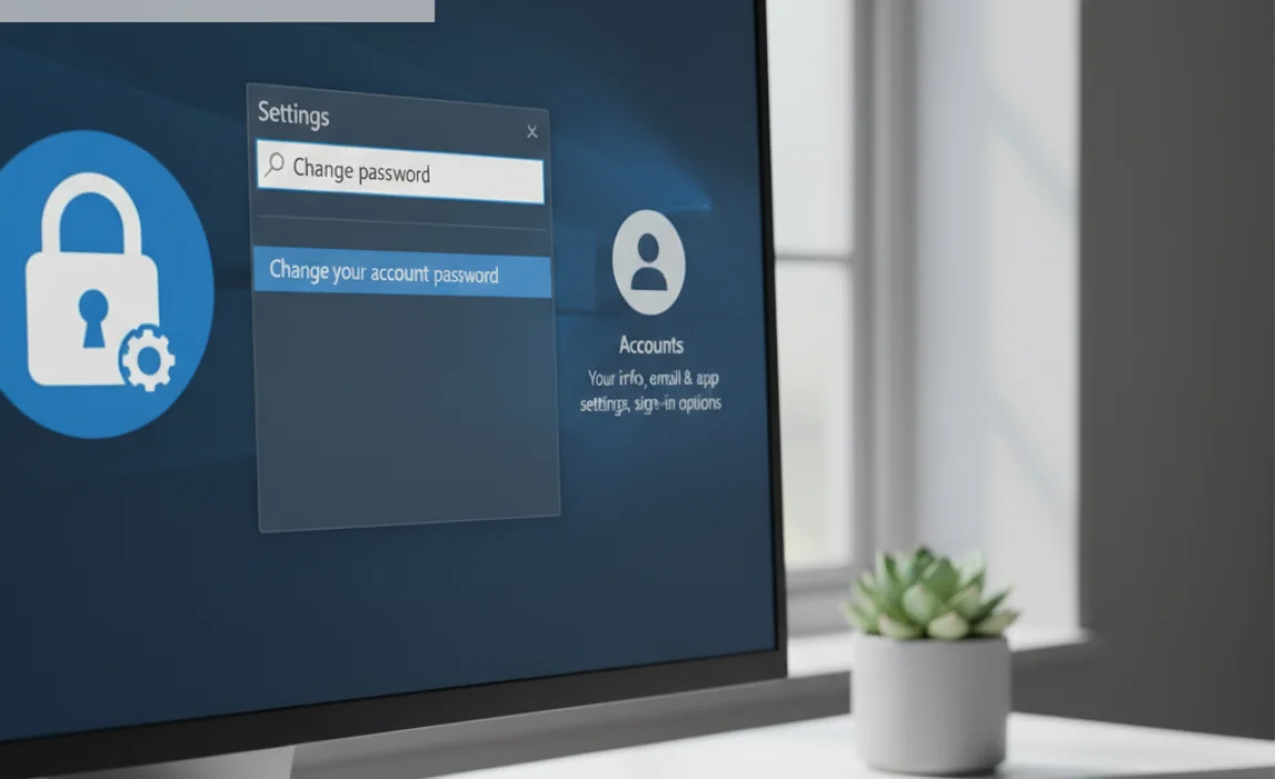 Change Password for User in Windows 10