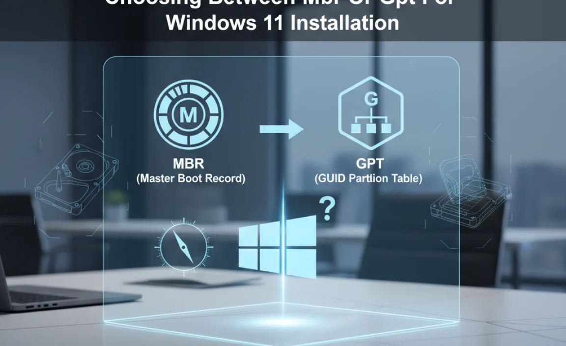 Choosing Between Mbr Or Gpt For Windows 11 Installation