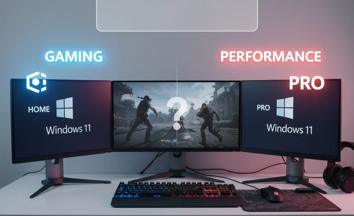 Choosing Between Windows 11 Home Or Pro For Gaming