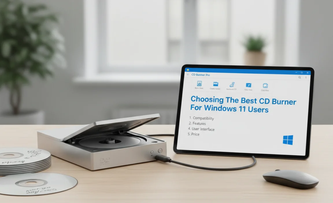 Choosing The Best Cd Burner For Windows 11 Users
