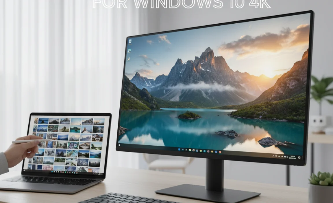 Choosing the Perfect Wallpaper for Windows 10 4K