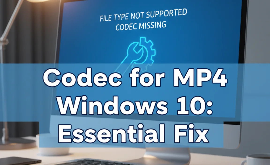 Codec for MP4 Windows 10: Essential Fix