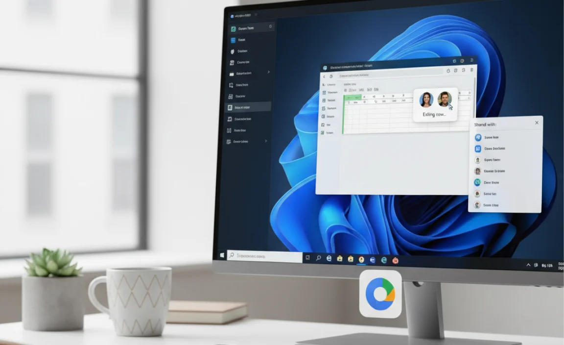 Collaborating with Google Drive on Windows 11