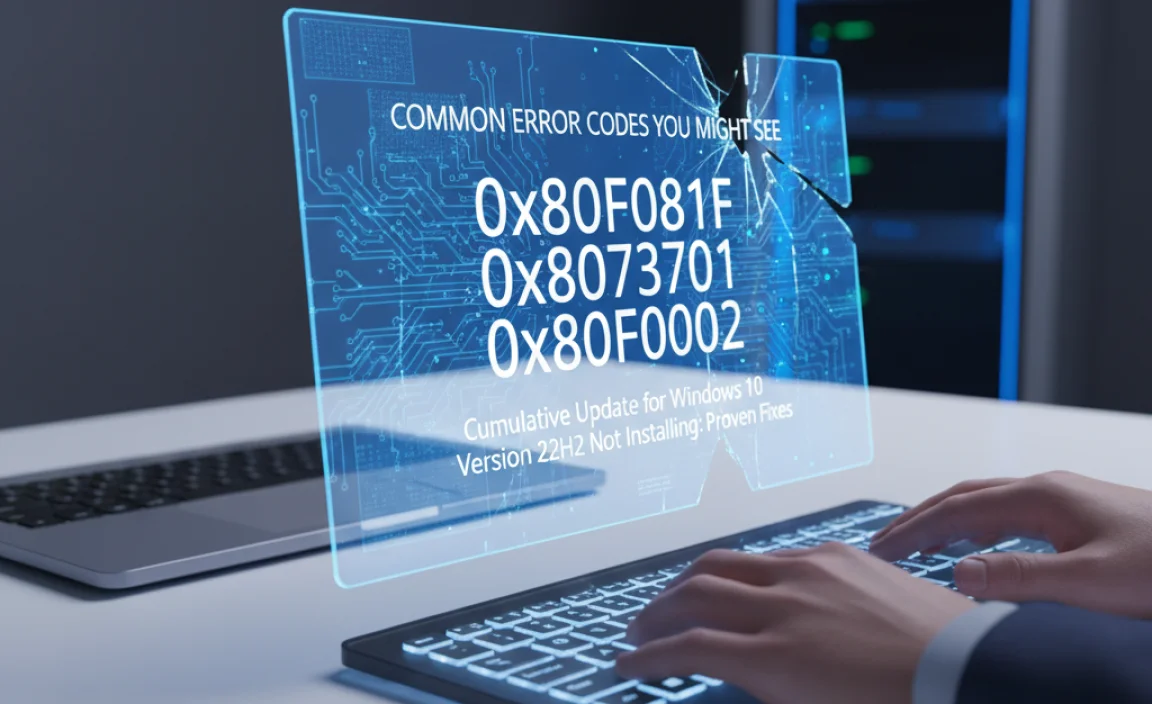 Common Error Codes You Might See