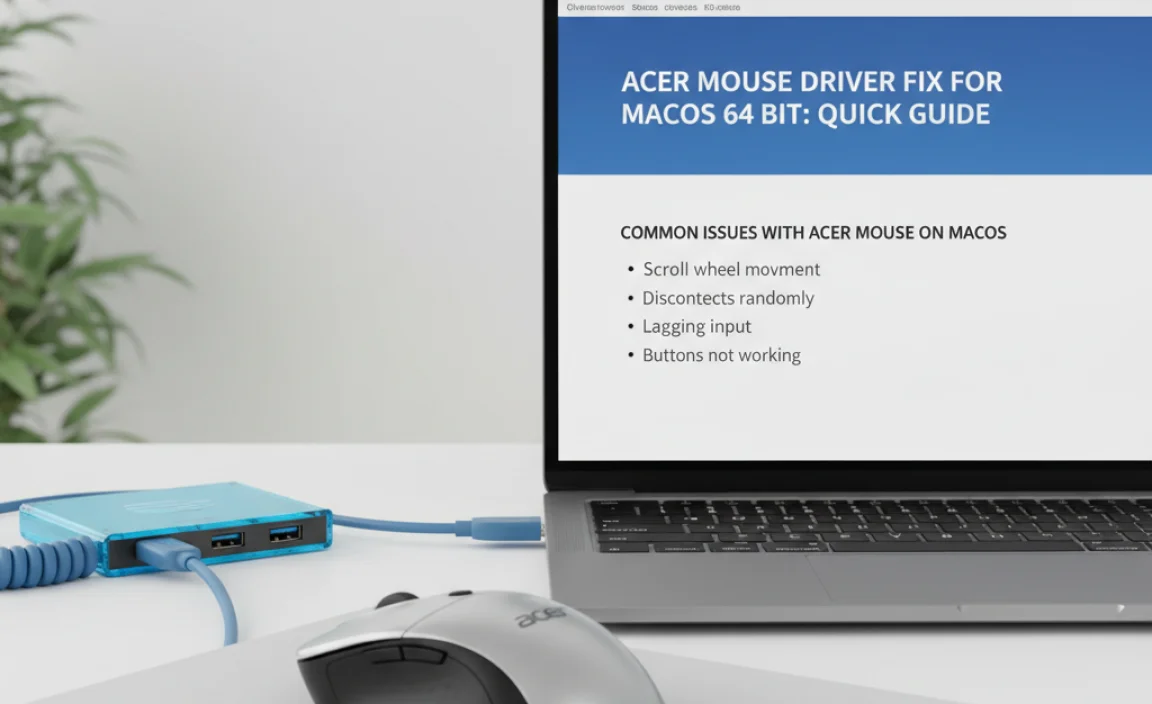 Common Issues with Acer Mouse on macOS