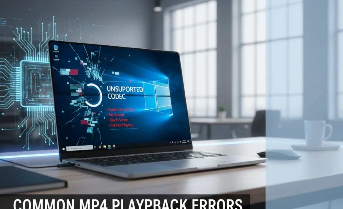 Common MP4 Playback Errors on Windows 10