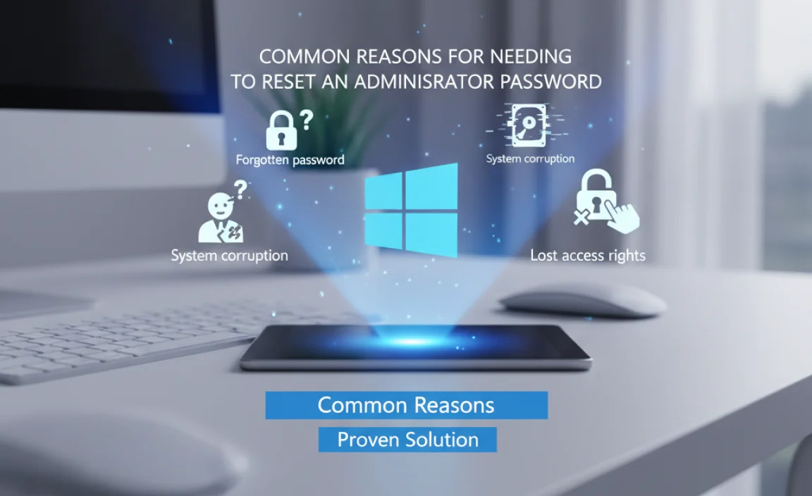Common Reasons for Needing to Reset an Administrator Password