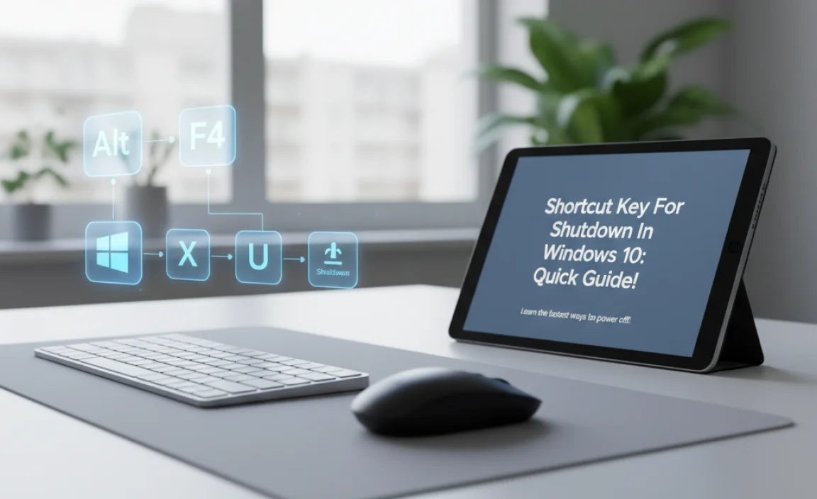 Common Shortcut Keys for Shutdown