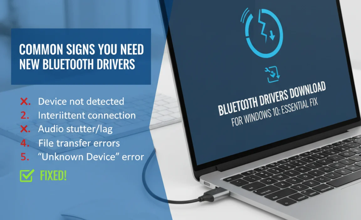 Common Signs You Need New Bluetooth Drivers