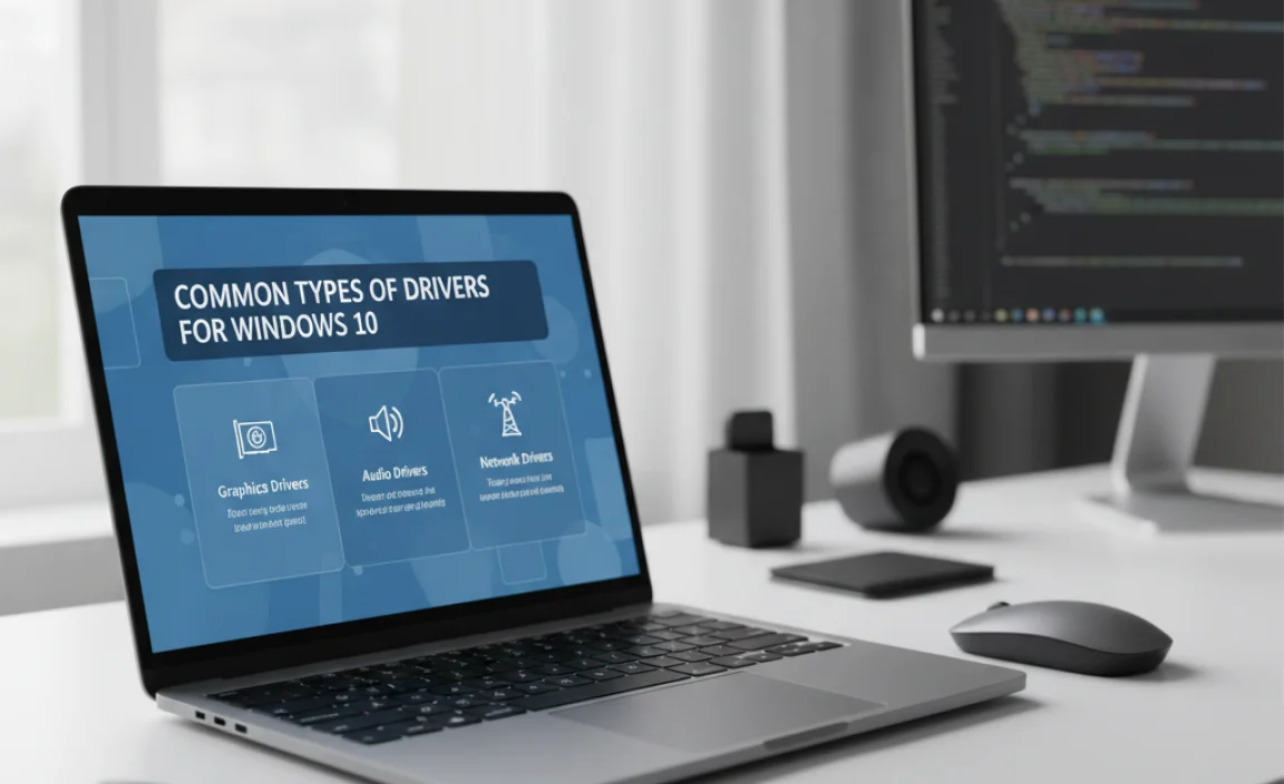Common Types of Drivers for Windows 10
