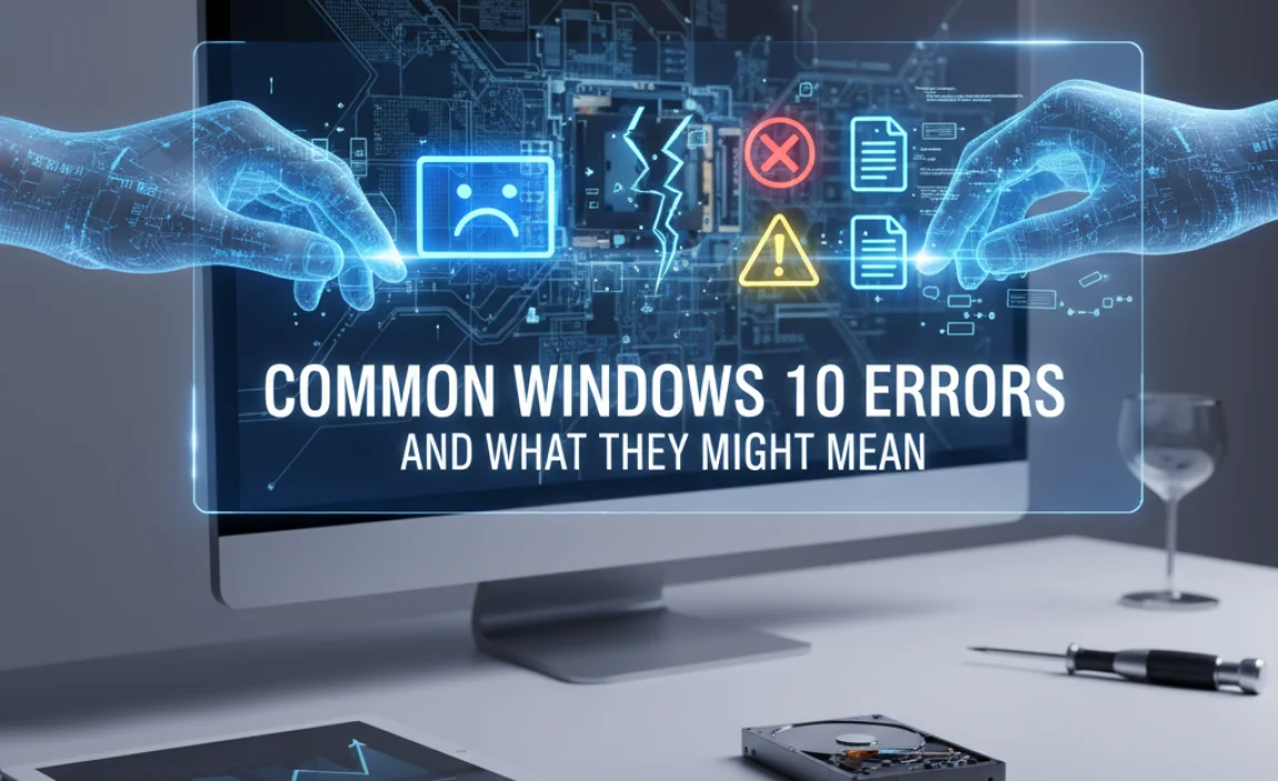 Common Windows 10 Errors and What They Might Mean