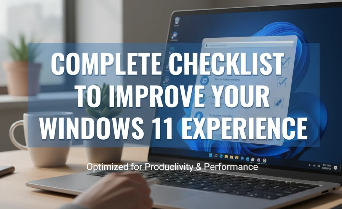 Complete Checklist To Improve Your Windows 11 Experience