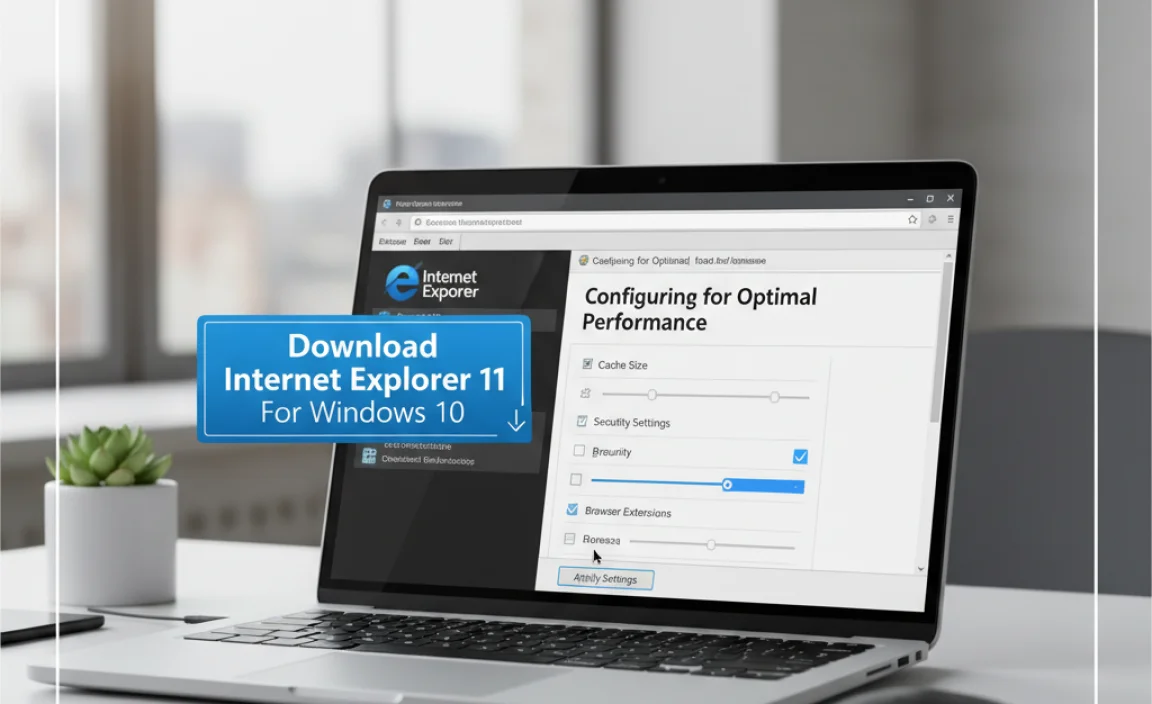 Configuring Internet Explorer 11 for Optimal Performance