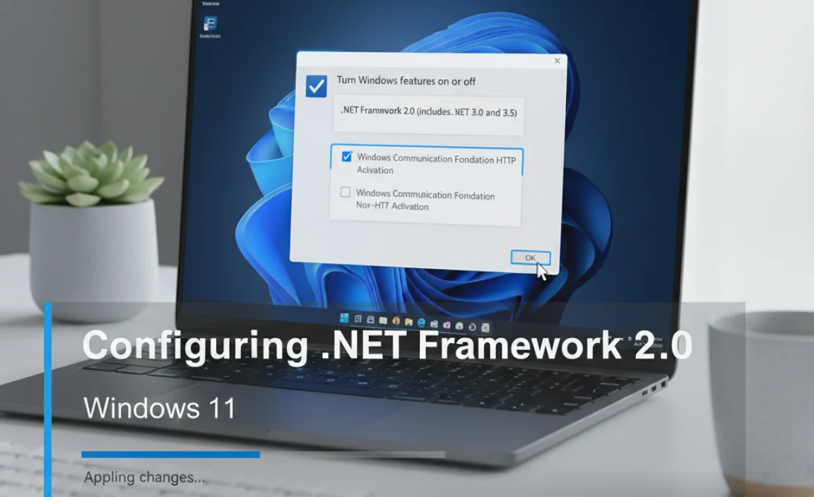 Configuring .NET Framework 2.0 on Windows 11