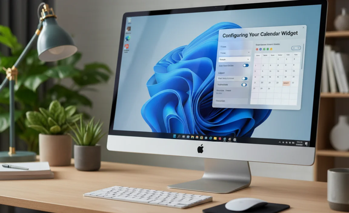 Configuring Your Calendar Widget