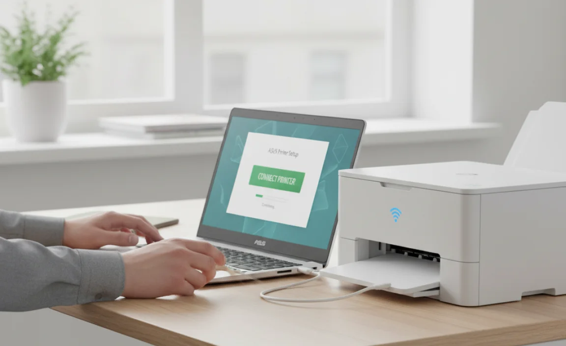 Connecting the Printer to Chromebook