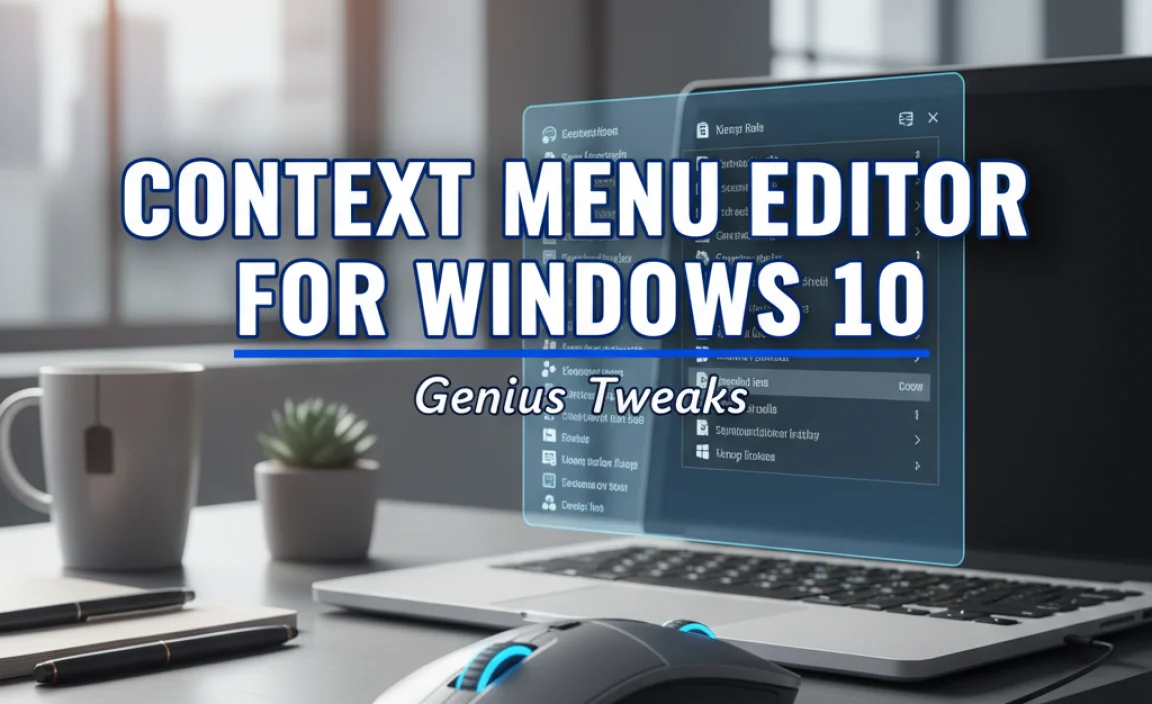 Context Menu Editor For Windows 10: Genius Tweaks