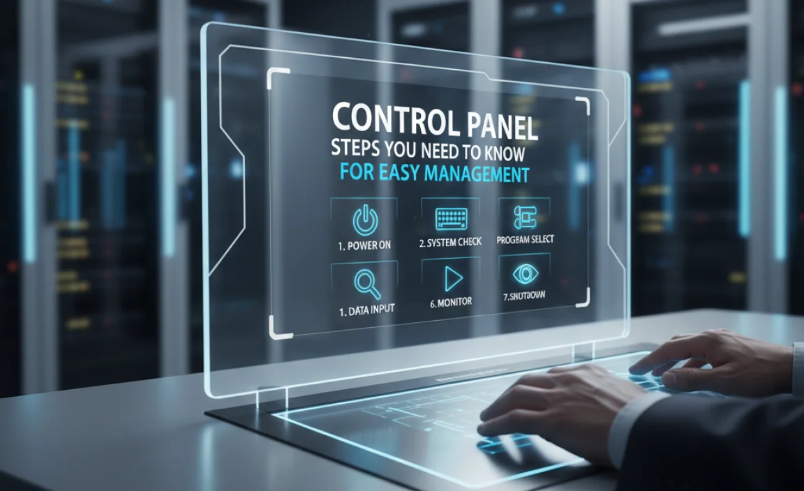 Control Panel Steps You Need To Know For Easy Management