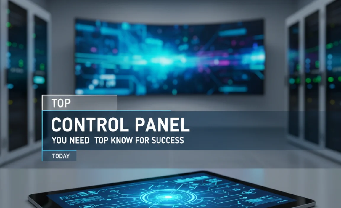 Control Panel Strategies You Need To Know For Success