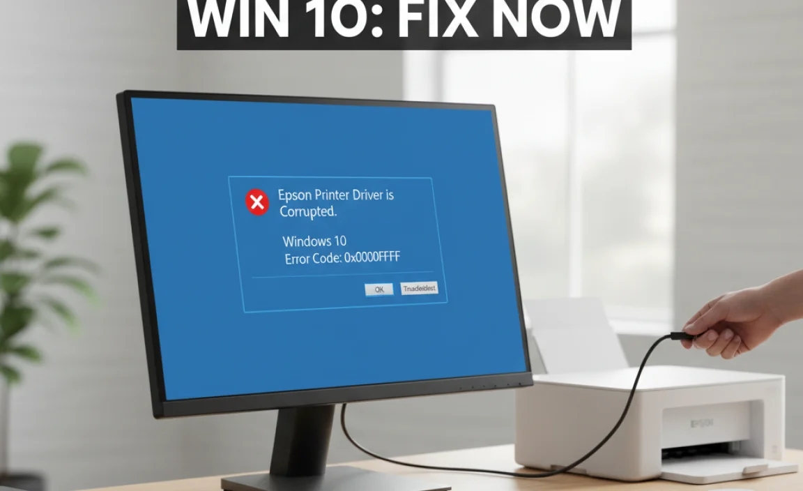 Corrupted Epson Driver Win 10: Fix Now