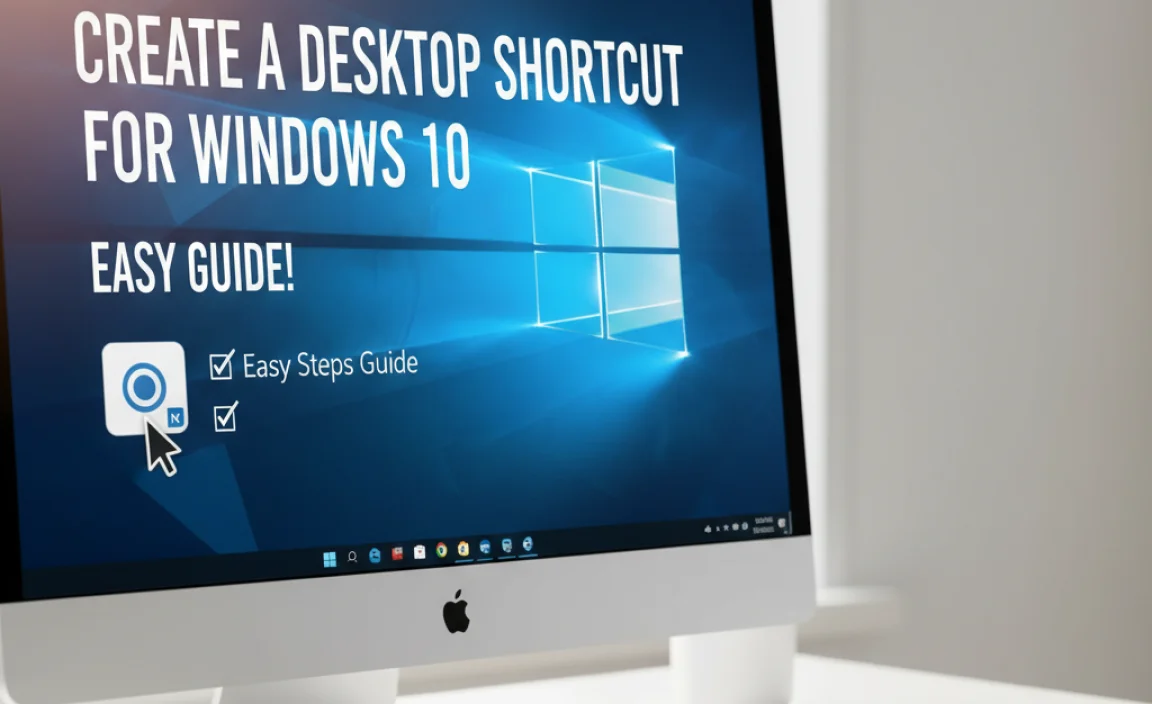 Create A Desktop Shortcut For Windows 10: Easy Steps Guide