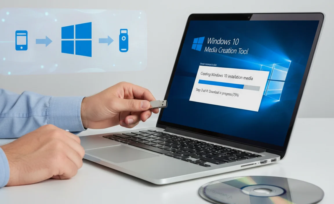 Creating a Boot Disk Using Windows Media Creation Tool