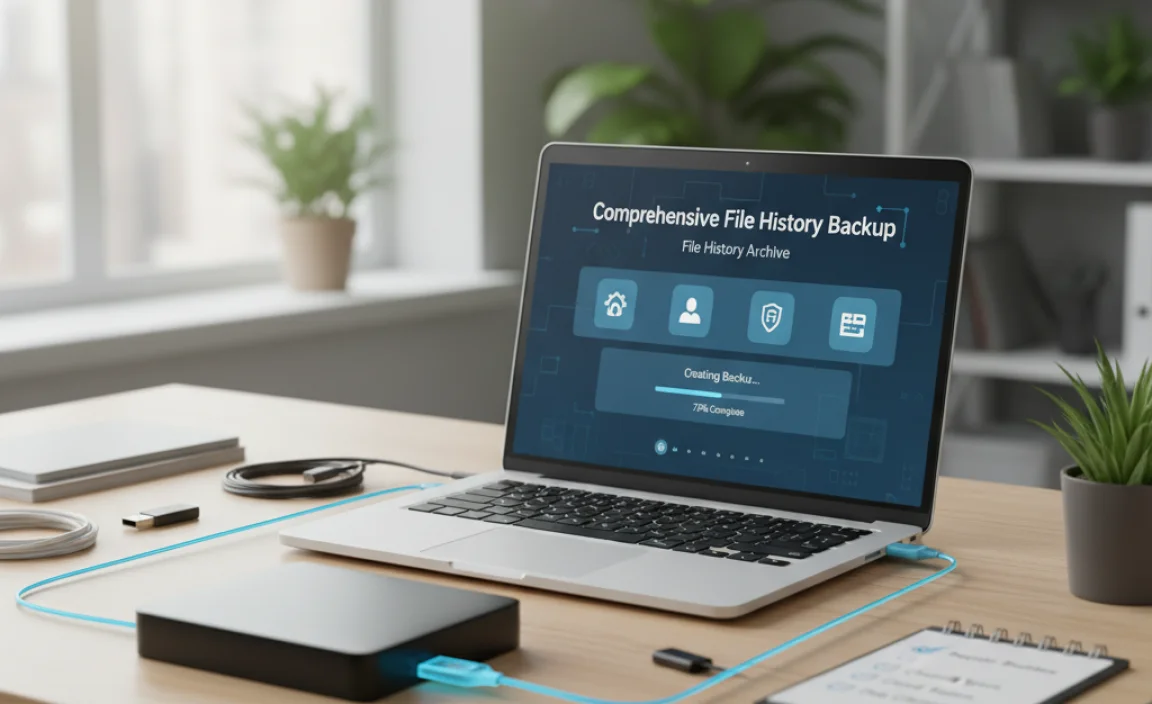 Creating a Comprehensive File History Backup