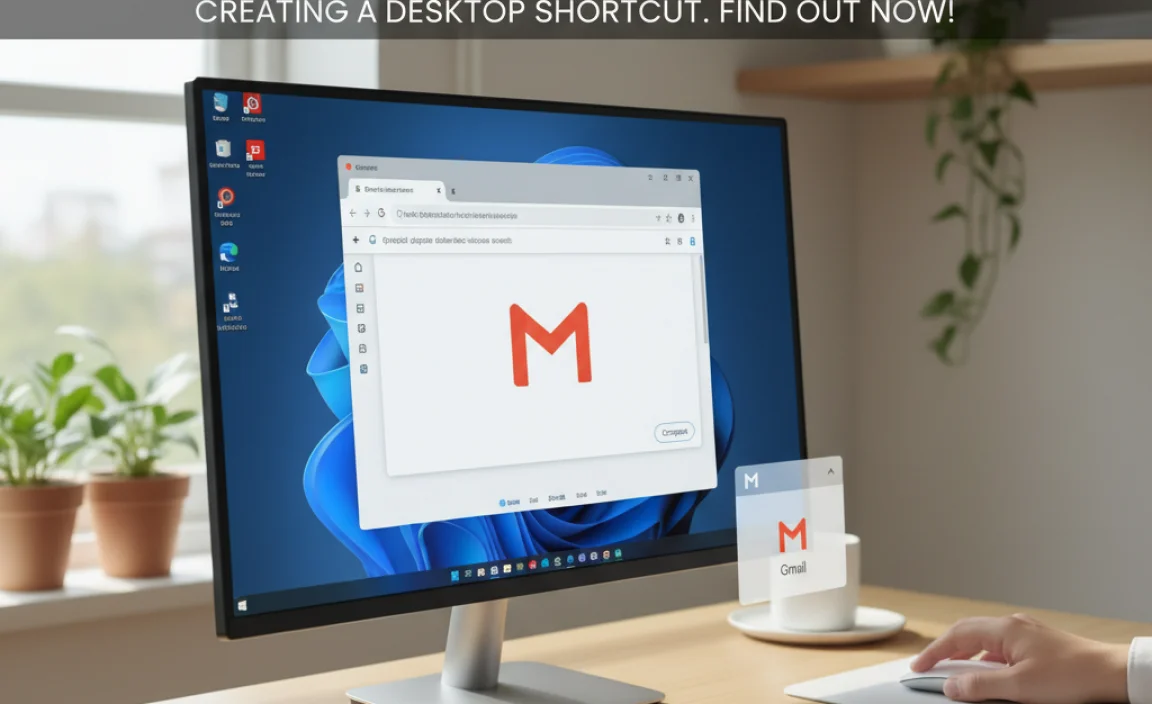 Creating a Gmail Desktop Shortcut