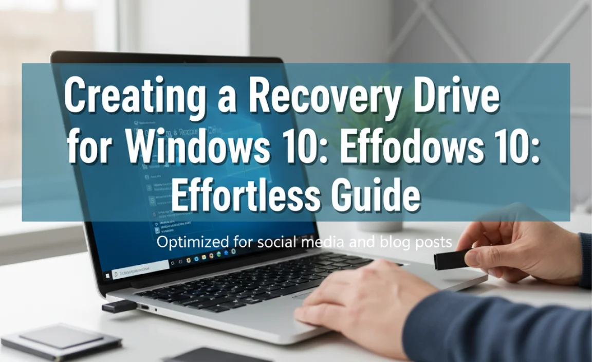 Creating a Recovery Drive for Windows 10: Effortless Guide