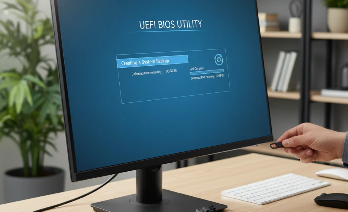 Creating a System Backup via BIOS