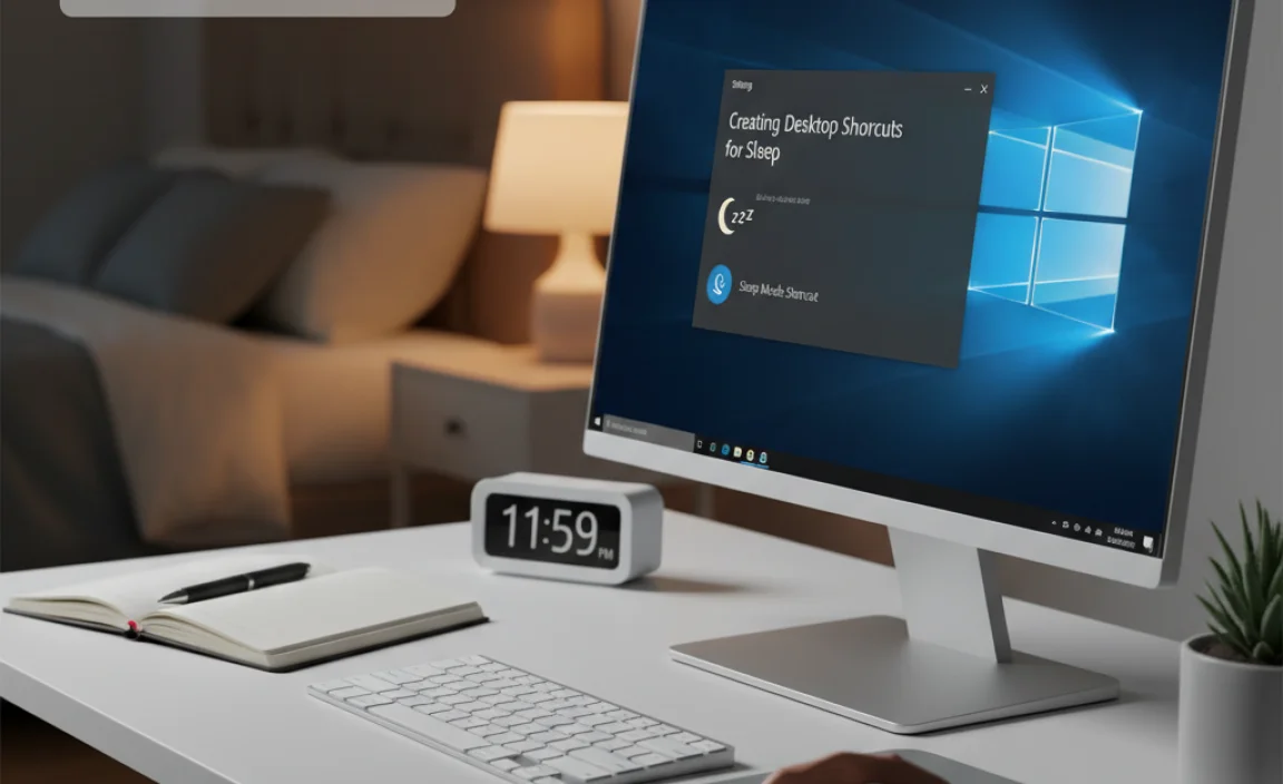 Creating Desktop Shortcuts for Sleep