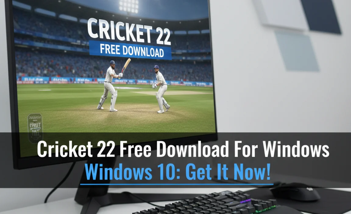 Cricket 22 Free Download For Windows 10: Get It Now!