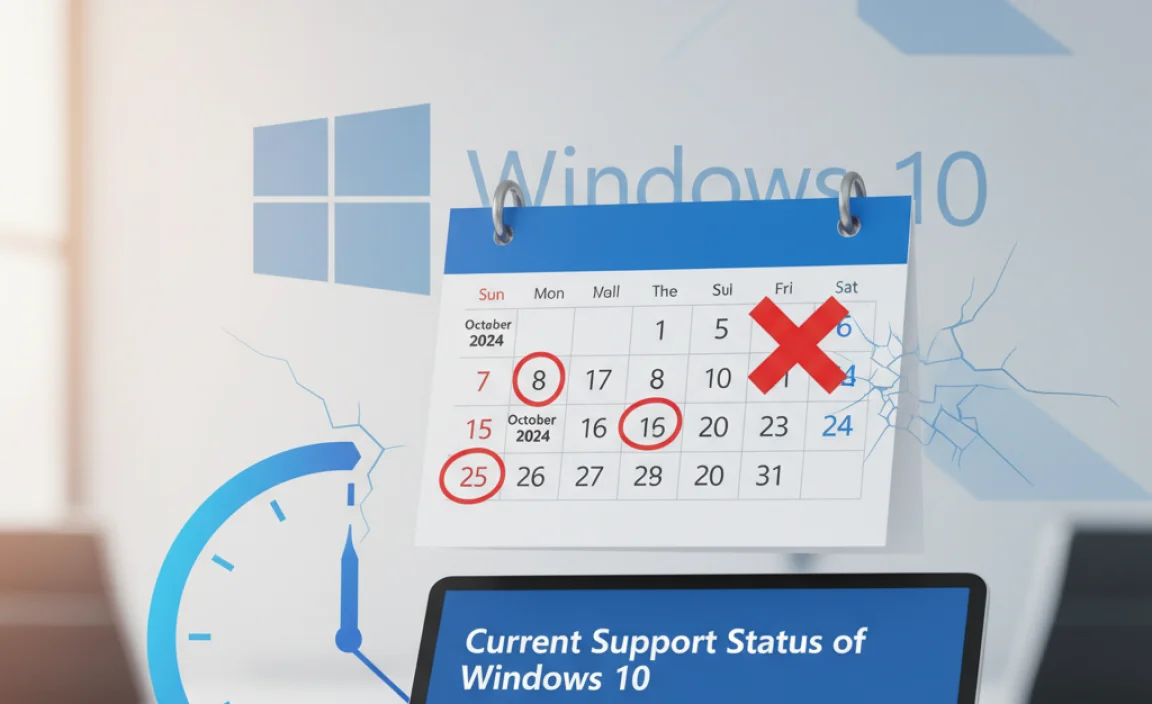 Current Support Status of Windows 10