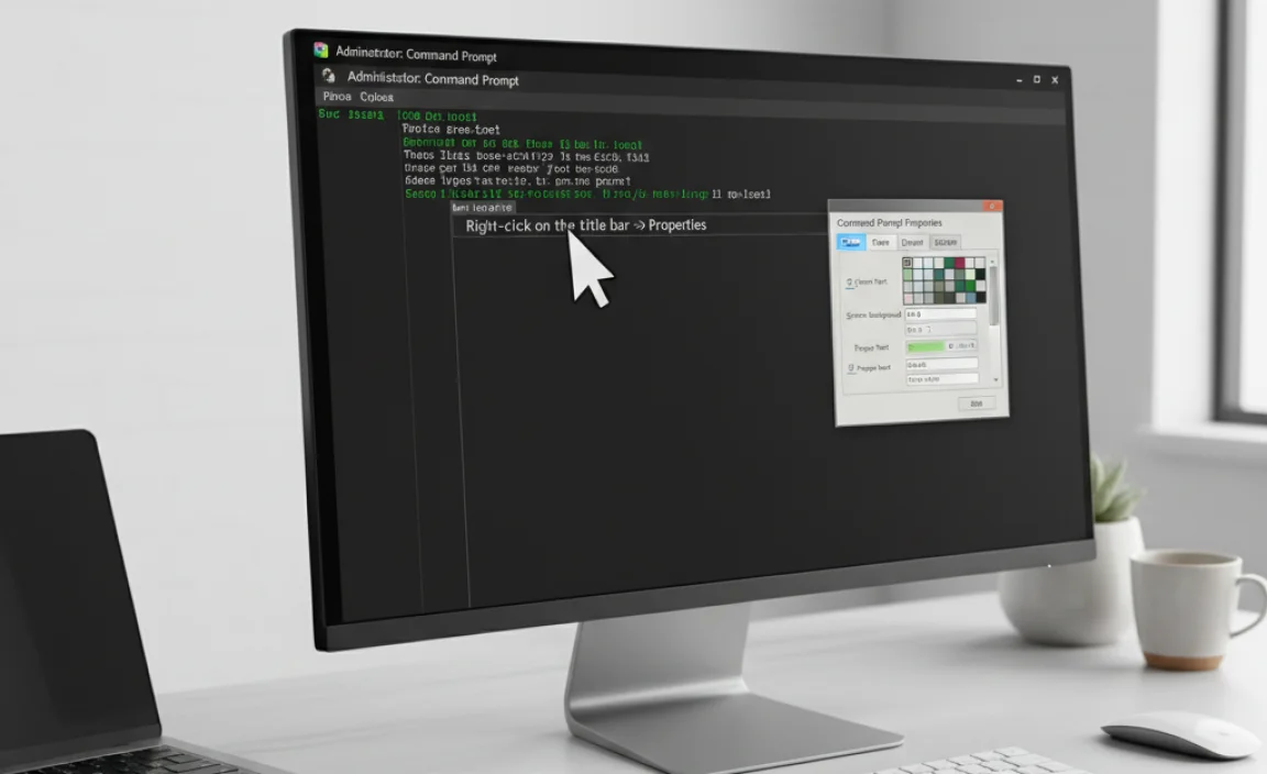 Customizing Command Prompt Settings