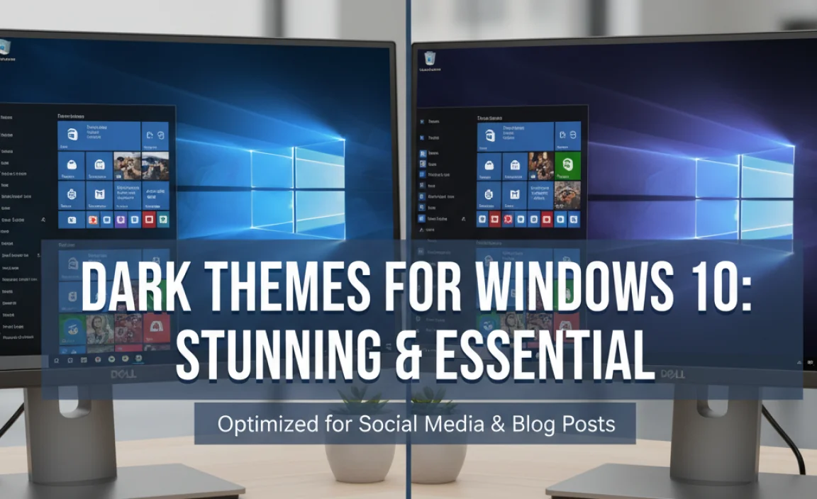 Dark Themes for Windows 10: Stunning & Essential