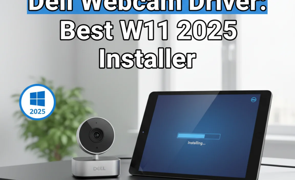 Dell Webcam Driver: Best W11 2025 Installer