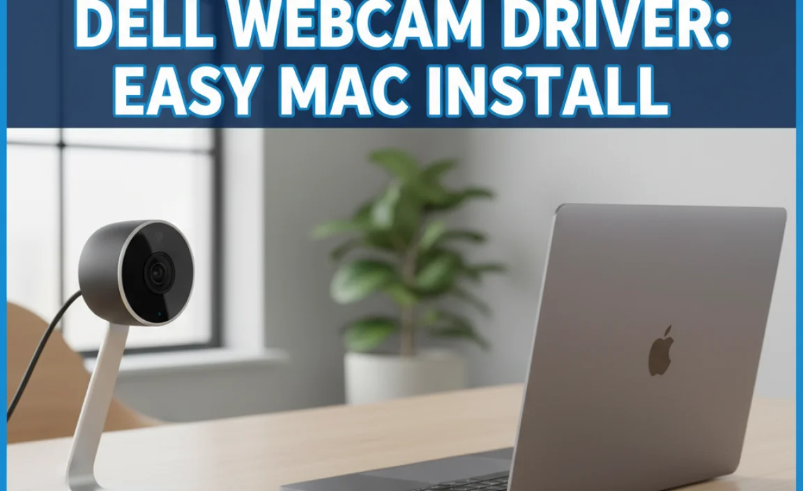 Dell Webcam Driver: Easy Mac Install