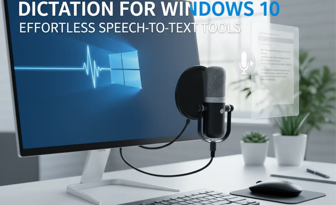 Dictation For Windows 10: Effortless Speech-To-Text Tools