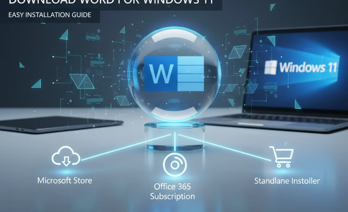 Different Methods to Download Word for Windows 11