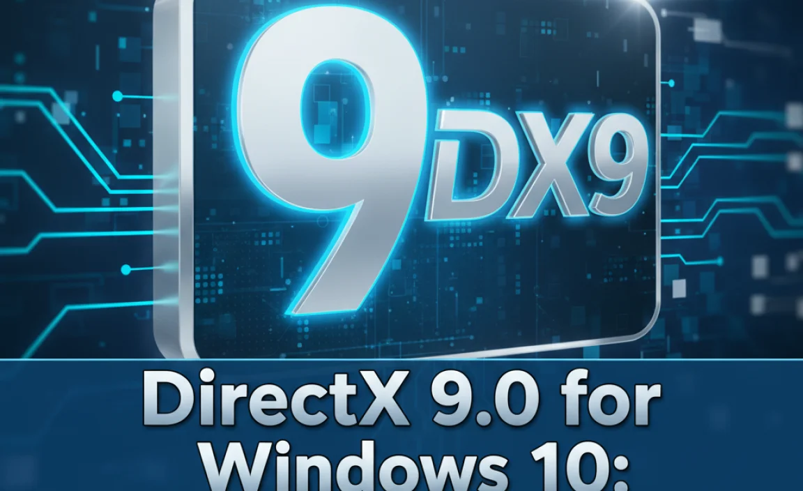 DirectX 9.0 for Windows 10: Essential Fix!