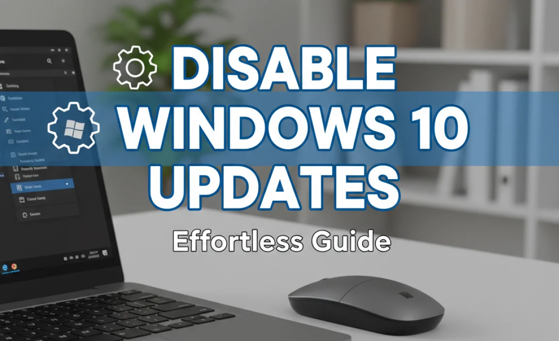 Disable Windows 10 Updates: Effortless Guide