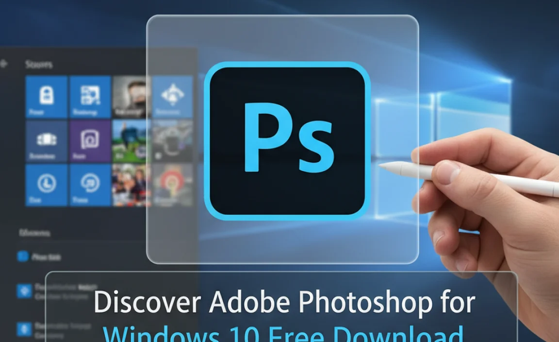 Discover Adobe Photoshop for Windows 10 Free Download