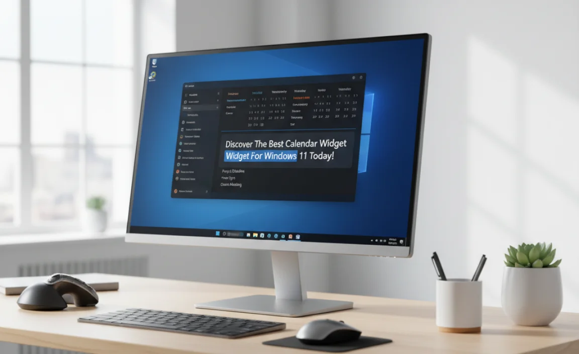 Discover The Best Calendar Widget For Windows 11 Today!
