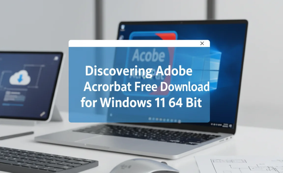Discovering Adobe Acrobat Pro Free Download for Windows 11 64 Bit