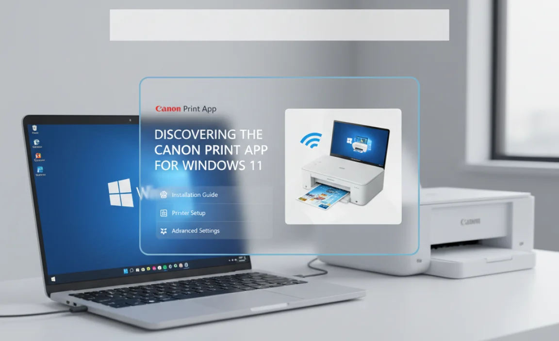 Discovering the Canon Print App for Windows 11