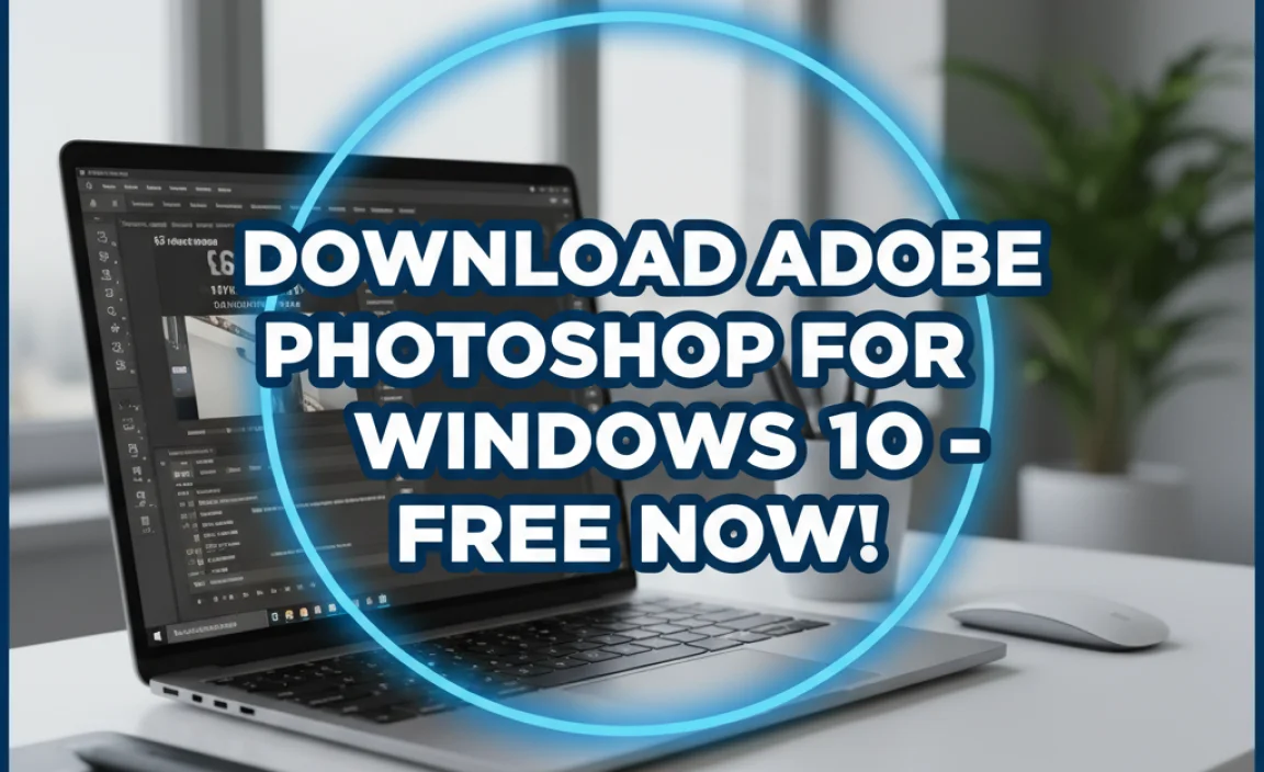 Download Adobe Photoshop For Windows 10 – Free Now!