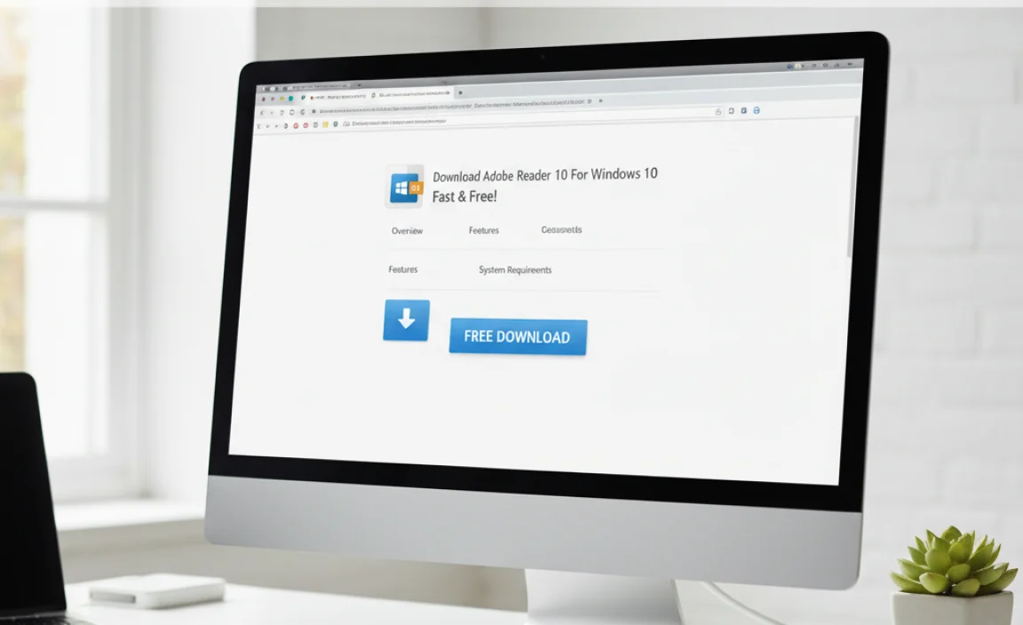 Download Adobe Reader 10 For Windows 10 – Fast & Free!