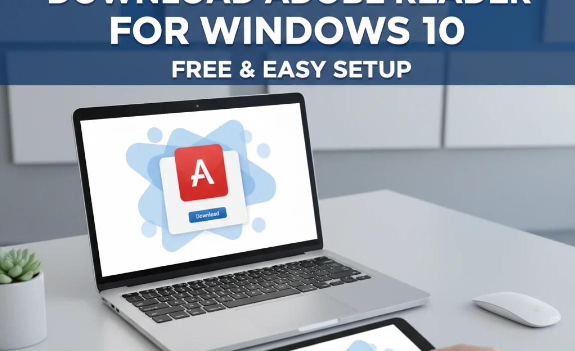 Download Adobe Reader For Windows 10: Free & Easy Setup