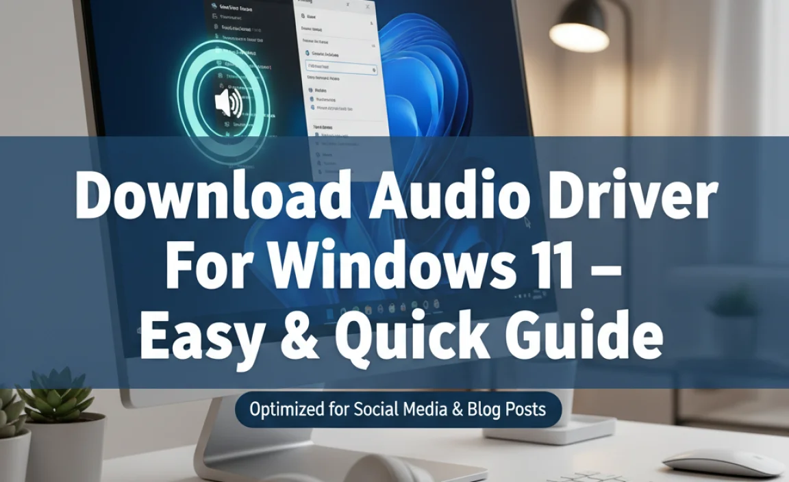 Download Audio Driver For Windows 11 – Easy & Quick Guide