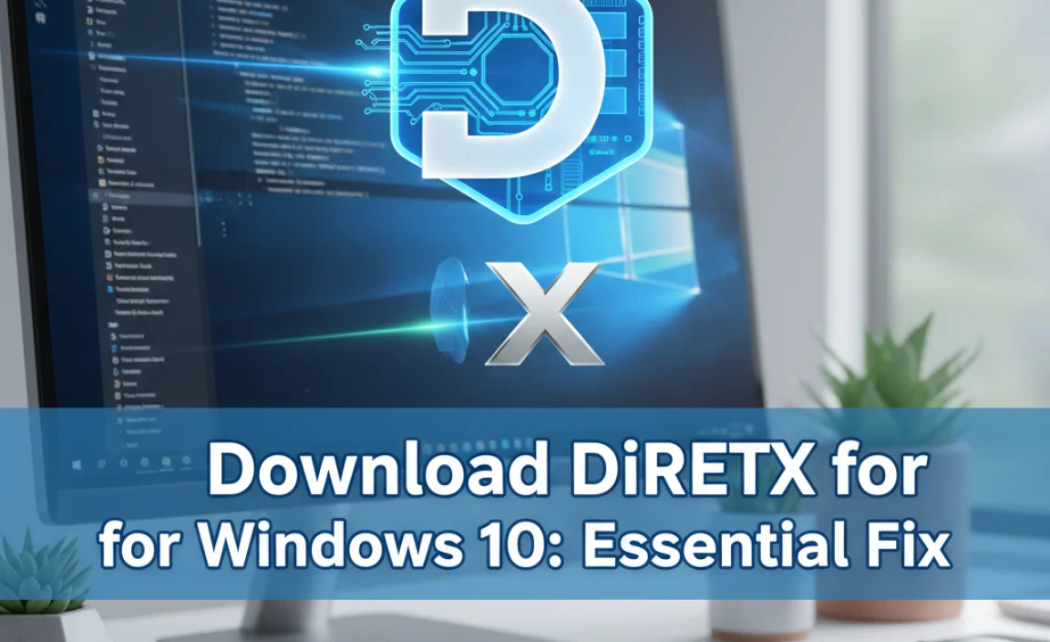 Download DirectX for Windows 10: Essential Fix